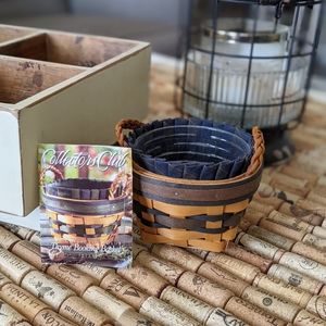 Longaberger 1998 Collectors Club Thyme booking basket